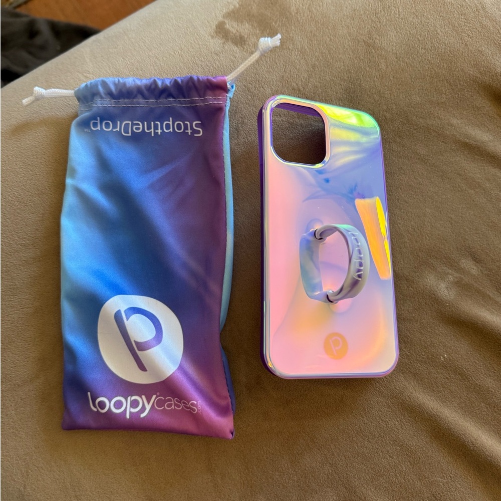 Loopy Case Rainbow Holographic Phone Case